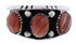 Red Oyster Shell Genuine Sterling Silver Ring Size 8-3/4 WX37184